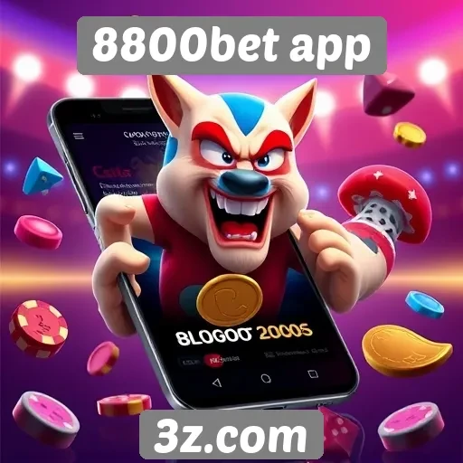Variedade de jogos disponíveis no 8800bet app